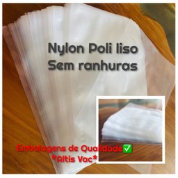 Saco de Embalagem a Vácuo Nylon Poli 20x35 10 Micras - Kits Boreal Embalagens a Vácuo Embalagem a Vá - 2
