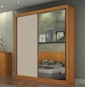 Ver imagem 1 de Guarda Roupa Solteiro Espelho 2 Portas Milano - Arbo Design