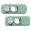 Ver imagem 1 de Trava de Segurança Gaveta Armario Geladeira Kit 2 Unidades Bebe Criança Fechadura Forno Evita Aciden