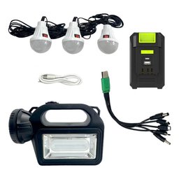 Kit Sistema de Energia Solar de Emergência 22 Leds - 3