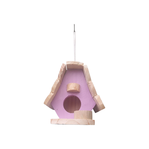 Mini Casinha de Decoração de Madeira