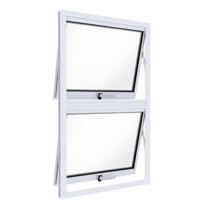 Janela de Alumínio Máximo Ar Duplo Vertical 100x60cm Lucasa Ideale