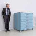 Ver imagem 5 de Mapoteca 10 Gavetas Map10 120,4cm X 122,3cm Aço