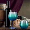 Ver imagem 4 de Taca Copo Termico 2 em 1 Inox Kit 2 Uni Drink Vinho Bebida Cocktail Evento Festa Praia Piscina entre