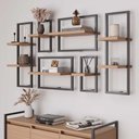 Ver imagem 1 de Kit de 8 Prateleiras Industrial Montana - Pleno