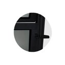 Ver imagem 2 de Vitro Basculante de Alumínio Preto 100x100 Linha 25