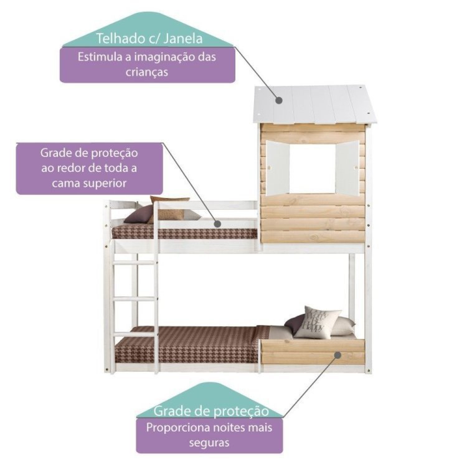 Beliche Montessoriano Club House Wood Casatema - 4