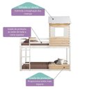 Ver imagem 4 de Beliche Montessoriano Club House Wood Casatema MadeiraOriginals