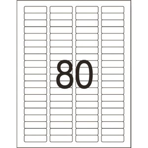 Etiqueta Inkjet Laser 6187 Pimaco 100 Fls 12.7 X 44.45mm Pimaco