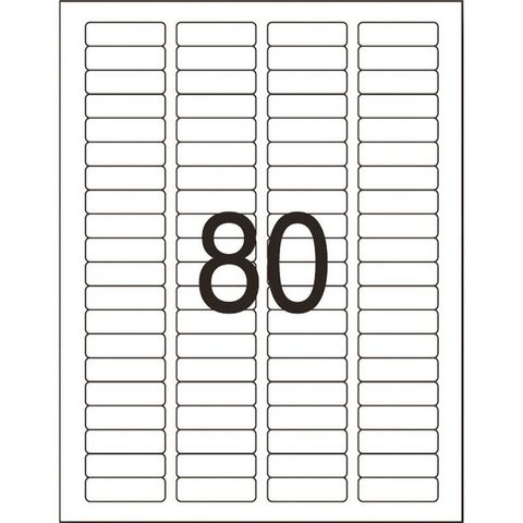 Etiqueta Inkjet Laser 6187 Pimaco 100 Fls 12.7 X 44.45mm Pimaco