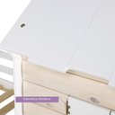 Ver imagem 6 de Beliche Montessoriano Club House Wood com Escorregador Casatema MadeiraOriginals Branco/Marrom