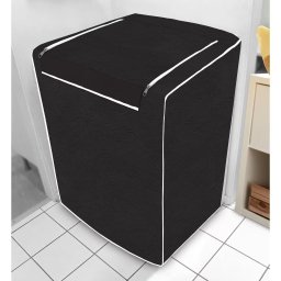 Capa Máquina Lavar Roupas Ziper 12 13 14 15 Kg Brastemp Electrolux Consul Preto/g - 2