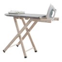 Ver imagem 1 de Tabua Mesa De Passar Roupa 100% Madeira Tampo Termico Tomada Technox