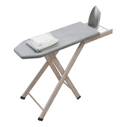 Tabua Mesa De Passar Roupa 100% Madeira Tampo Termico Tomada Technox - 5
