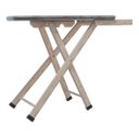 Ver imagem 3 de Tabua Mesa De Passar Roupa 100% Madeira Tampo Termico Tomada Technox