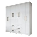 Ver imagem 5 de Guarda Roupa Casal 8 Portas 6 Gavetas Liverpool 8.6 
