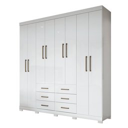 Guarda Roupa Casal 8 Portas 6 Gavetas Liverpool 8.6  - 5