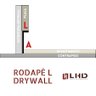Perfil Rodapé Invertido L para Drywall Branco Fosco , L13mm A30mm C3m - 4