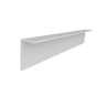Perfil Rodapé Invertido L para Drywall Branco Fosco , L13mm A30mm C3m - 1