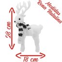 Ver imagem 3 de Boneco Natal Enfeite Natalino Rena Felpuda 28cm