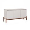 Buffet TIê 2 Gavetas 3 Portas 168cm Pés em Madeira Maciça CabeCasa MadeiraOriginals Offwhite - 6