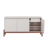 Buffet TIê 2 Gavetas 3 Portas 168cm Pés em Madeira Maciça CabeCasa MadeiraOriginals Offwhite - 7