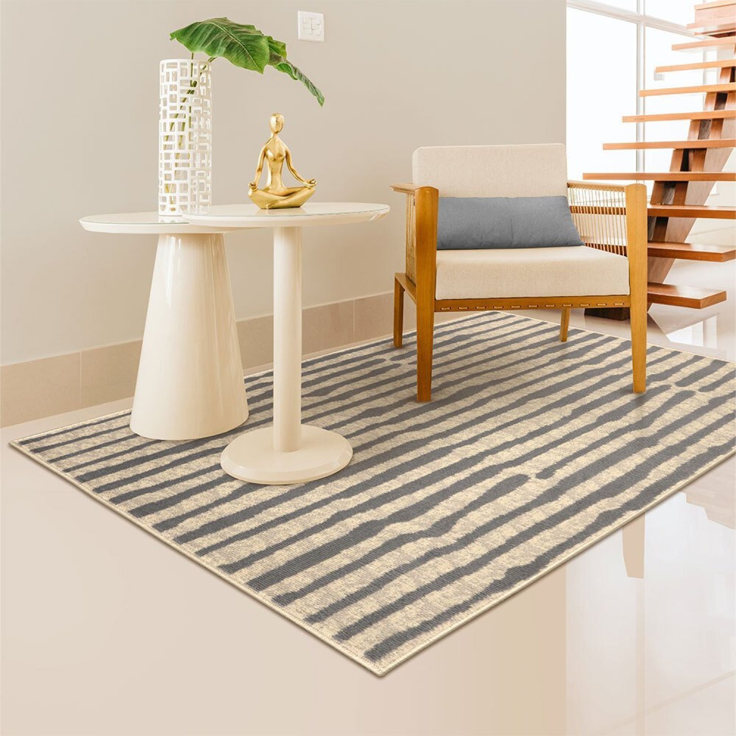 Tapete 100x150cm Herat Export Tapetes São Carlos - 1