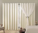 Ver imagem 3 de Cortina Blackout PVC 4,00m X 2,70m Com Voil Palha
