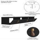 Ver imagem 3 de Rack Suspenso Line 1800 - Preto