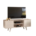 Ver imagem 2 de Rack para Tv até 50 Polegadas Lisboa Calacata/offwhite