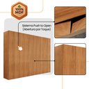 Ver imagem 6 de Guarda Roupa Casal Everest 100 Mdf 10 Portas e 10 Cabideiros Moderna Mobília