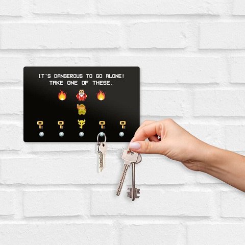 Porta Chaves Zelda Aventureiro 20x13cm