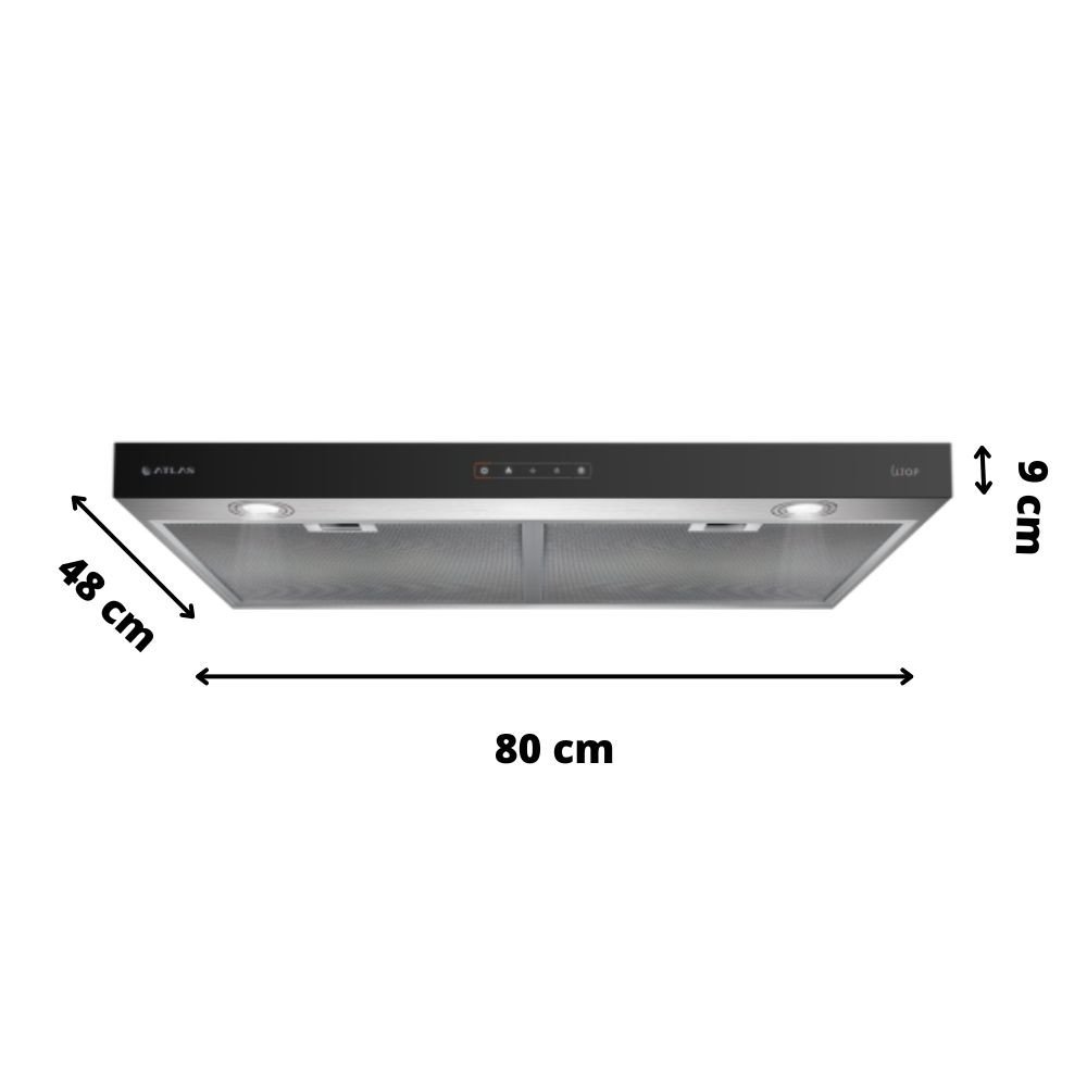 Depurador Atlas 5 Bocas U.top 80 Cm - 5