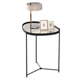 Mesa de Apoio Monterrey Preto Preto Fosco - 2 Mesa de Apoio Monterrey Preto Preto Fosco - 2