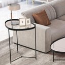 Ver imagem 1 de Mesa de Apoio Monterrey Preto Preto Fosco