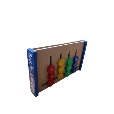 Tabuleiro Peças de Mover para Reproduzir Um Sequência de Cores