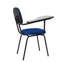 Ver imagem 2 de kit 3 Cadeiras Universitária Secretária com Prancheta Ecoflex