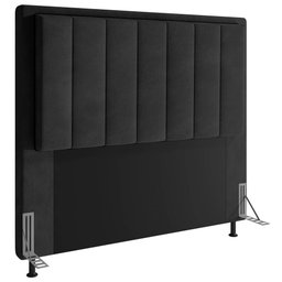 Cabeceira Cama Box Queen Veneza 160 Cm Suede MV Estofados - 4