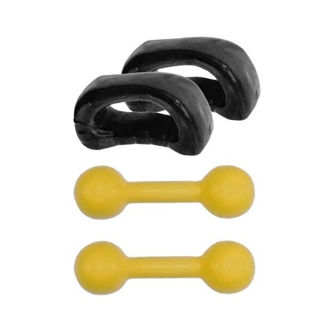 Kit Treino Leve Halteres Peso Mão Emborrachado Academia 3kg