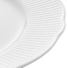 Prato Sobremesa Porcelana Edirne Branco 21Cm - Wolff - 6