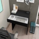 Ver imagem 4 de Mesa de Computador Aléxia Preto Fosco - Vrk Comércio On-Line