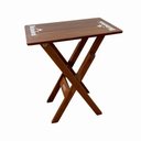 Ver imagem 2 de Mesa Aparador Dobrável Madeira 68x43 Personalizada Hei Imbuia - Tarimatã