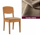 Ver imagem 5 de Conjunto Sala de Jantar Mesa Moscou Canto Copo de MDF e 4 Cadeiras Cleo Yescasa
