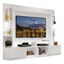 Ver imagem 1 de Estante Com Suporte Tv 65" E Leds Berlim Multimóveis V3384 Branca Branco