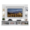 Ver imagem 4 de Estante Com Suporte Tv 65" E Leds Berlim Multimóveis V3384 Branca Branco