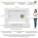 Ver imagem 6 de Estante Com Suporte Tv 65" E Leds Berlim Multimóveis V3384 Branca Branco