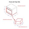 Forno Air Fryer 30l Fogatti - Multifunções - 3