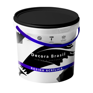 Resina Acrílica de Parede Decora Brasil Base de Água - 14l - Incolor