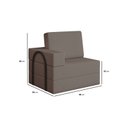 Ver imagem 5 de Sofá Cama À Vácuo 1 Lugar Linha Modular Flip Magic Yescasa