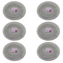 Ver imagem 1 de Prato Raso Diamante Fumê de Vidro Duralex 22,4cm 6 Unidades - Nadir 5738n/001n